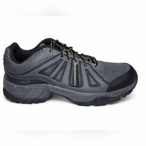 Avia Memory Foam Mens Size 7.5  Gray Black Neon Green Walking Shoes